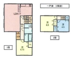 はりま勝原駅 徒歩18分 1階の物件間取画像